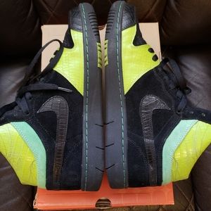 Court Force High Black Chartreuse 10.5